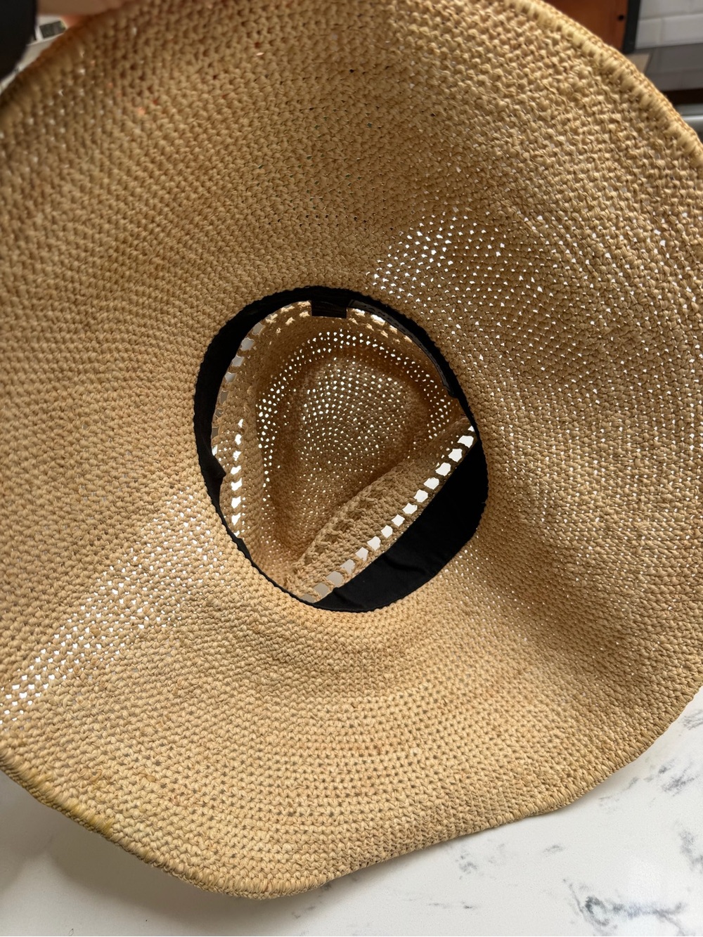 New Janessa Leon Harlow  Wide Brim Sun Hat - Beige - Picture 4 of 10